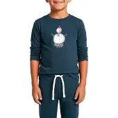 Super.natural Snowman Regular Fit Pitkähihainen T-paita