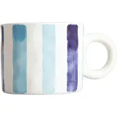 Homla TERNA Blue Stripes muki, 350 ml