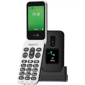 Doro Leva E30, Simpukka, Yksittäinen SIM, 7,11 cm (2.8"), 0,3 MP, 1150 mAh, Musta, Valkoinen