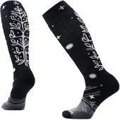 Smartwool Women'S Ski Full Cushion Ice Blossom Otc Black - M