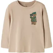 Name it Nmmvelix Ls Nreg Top - Beige - 92