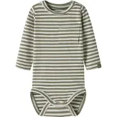 Name it Nbmolai Ls Body - Khaki green - 62