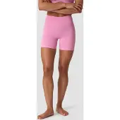 ICANIWILL Luxe High Waist Midi Shorts Soft Rose Pink