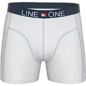 Line One Bokserishortsit 'Herren Boxershorts aus Baumwolle' valkoinen