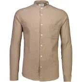 Lindbergh Linen/Cotton Shirt L/S - Beige - L