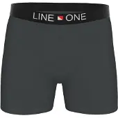 Line One Bokserishortsit 'Herren Boxershorts aus Baumwolle' grafiitti