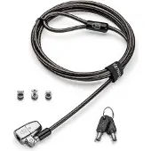 Kensington ClickSafe 2.0 3-in-1 Keyed Laptop Lock (T-Bar, Nano & Wedge Anchors)