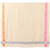 Zwillingsherz Kaulaliina 'LOVE' beige / lila / oranssi / vaaleanpunainen