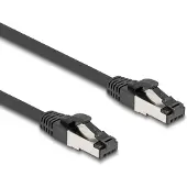 DeLOCK 80572, 2 m, Cat8.1, S/FTP (S-STP), RJ-45, RJ-45, Musta