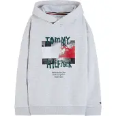 Tommy Hilfiger Huppari - Grey Heather - - 10 v (140) - Hupparit