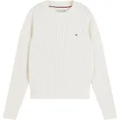 Tommy Hilfiger Pusero - Neulottu - Ivory Petal Yellow - - 5 v (110) - Puserot