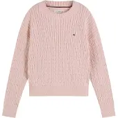Tommy Hilfiger Pusero - Neulottu - Oikukku Vaaleanpunainen - - 16 v (176) - Puserot