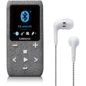 Lenco MP3/MP4-soitin Bluetooth 8 GB Micro SD-kortti Harmaa