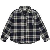 Minymo Shirt Ls Check - Navy - 122