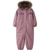 Name It Mini Toiminnallinen puku 'NMFSNOW10' kulta / malva / valkoinen