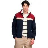 Superdry Tricolour Fleece Through Kokovetoketjullinen Collegepaita