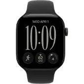 Apple Watch 46 mm Urheiluranneke M/L, musta