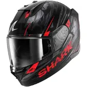 Shark D-Skwal 3 Inkrider Integraalikypärät Matta/Musta/Antrasiitti/Punainen unisex, size XS