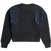 G-Star Mixed Media Sweater - Medium blue - Women