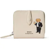 Ralph Lauren Bear Lompakko Nahka 10 cm Beige