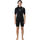 Ocean & Earth Surf School Springy 2 Mm Naisten Lyhythihainen Shorty-märkäpuku Takavetoketjulla