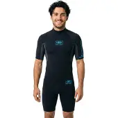 Ocean & Earth Surf School Springy 2 Mm Lyhythihainen Shorty-märkäpuku Selkävetoketjulla