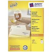 Avery Zweckform A4 105x42.3 Mm Tarrat