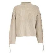 Minus Mssylvia Knit Pullover - Beige - XL