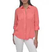 DKNY Dw3500002 Pitkähihainen Kauluspaita