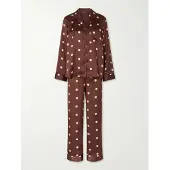 Pieces Pcjytte Satin Night Set Wvn - Brown - S