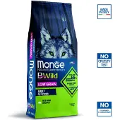 Monge BWILD Best For Breeders viljaton kuivaruoka koirille sianlihalla, 15 kg