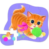 Crocodile Creek Cute Kitten Palapeli 12 Kappaletta