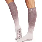 Toesox Full Toe Scrunch Knee High Pilates Grip Sukat