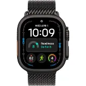 Apple Watch 49 mm Milanolaisranneke L, musta titaani