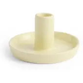 HAY Disc Kynttilänjalka Xs - Kynttilänjalat Kivitavara Lime white - AG068-E478-AO63