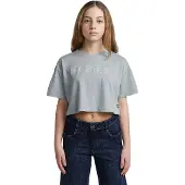 G-Star Girls Boxy Cropped Tee - Light blue - girls