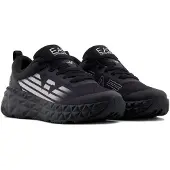 Emporio Armani unisex. X8X239_XK432 Trainers Kobra black (39 1/3), Flat, Laces, Casual, Sport, Multisport