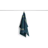 HAY Canteen keittiöpyyhe 52x80 cm Vihreä-keltainen blokkiraita