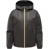 Ragwear Toiminnallinen takki 'Cezzy Rainy Warm Y' tummanruskea / pastellinkeltainen