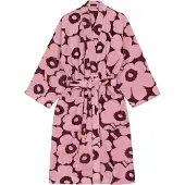 Marimekko Pieni Unikko kylpytakki L Plum-pink