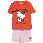 Hello Kitty Pyjama, Punainen/vaaleanpunainen, 140-146