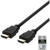 Deltaco Ultra High Speed HDMI-kaapeli 2.1 - Musta - 5m