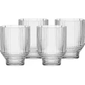 Kosta Boda Pavilion lowball-lasi Kirkas, 30 cl, 4 kpl