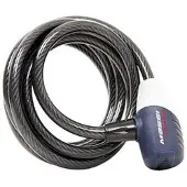Massi Fox Cable Lock Musta 10 x 1800 mm