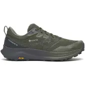 Saucony Peregrine 16 GTX Shoes Green Grey AW26, Size 47 - EUR