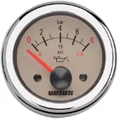 VETUS Öljynpainemittari 0-8kg/cm2d 52 Mm 24v