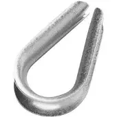 PLASTIMO Inox Thimble Hopeinen 20 mm