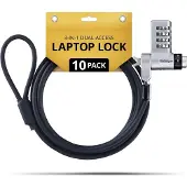 StarTech.com – 10-Pack 3-in-1 Dual-Access Laptop Lock (UDUOKA10-LAPTOP-LOCK)
