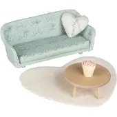 Lundby Dockhustillbehör Vardagsrum - Multi/patterned - ONE SIZE