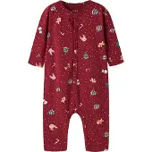 Name it Nbnvismas Ls Nightsuit - Red - 80